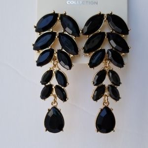 🍁3/$25 MIA Black Dangle Earrings